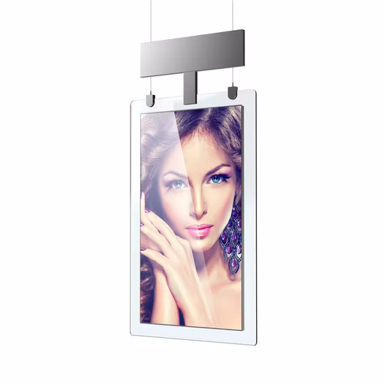 Hanging Double Sided Super Slim Ultra Thin Transparent Digital Signage and Displays