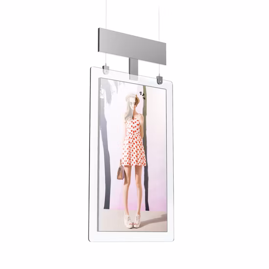 Hanging Double Sided Super Slim Ultra Thin Transparent Digital Signage and Displays