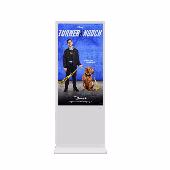 55 Inch LCD Totem Kiosk Touch Screen Digital Signage and LCD Advertising Display for Menu Board