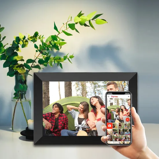 Cadre Photo numérique vidéo d'album électronique d'affichage de publicité de wifi de 10 pouces