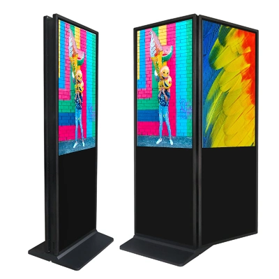 Kiosque Totem LCD de 55 pouces, affichage numérique à écran tactile et affichage publicitaire LCD pour panneau de menu